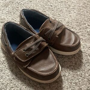 Kids Brown Boat Shoes